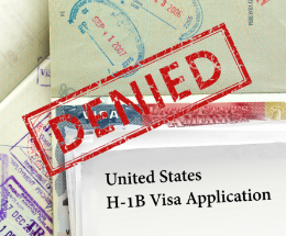 Denied H-1B applications